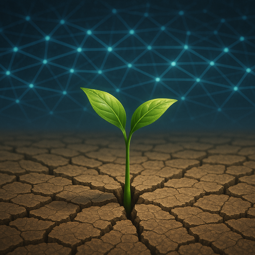 A chart showing signs of market recovery and optimism after a Bitcoin flash crash.