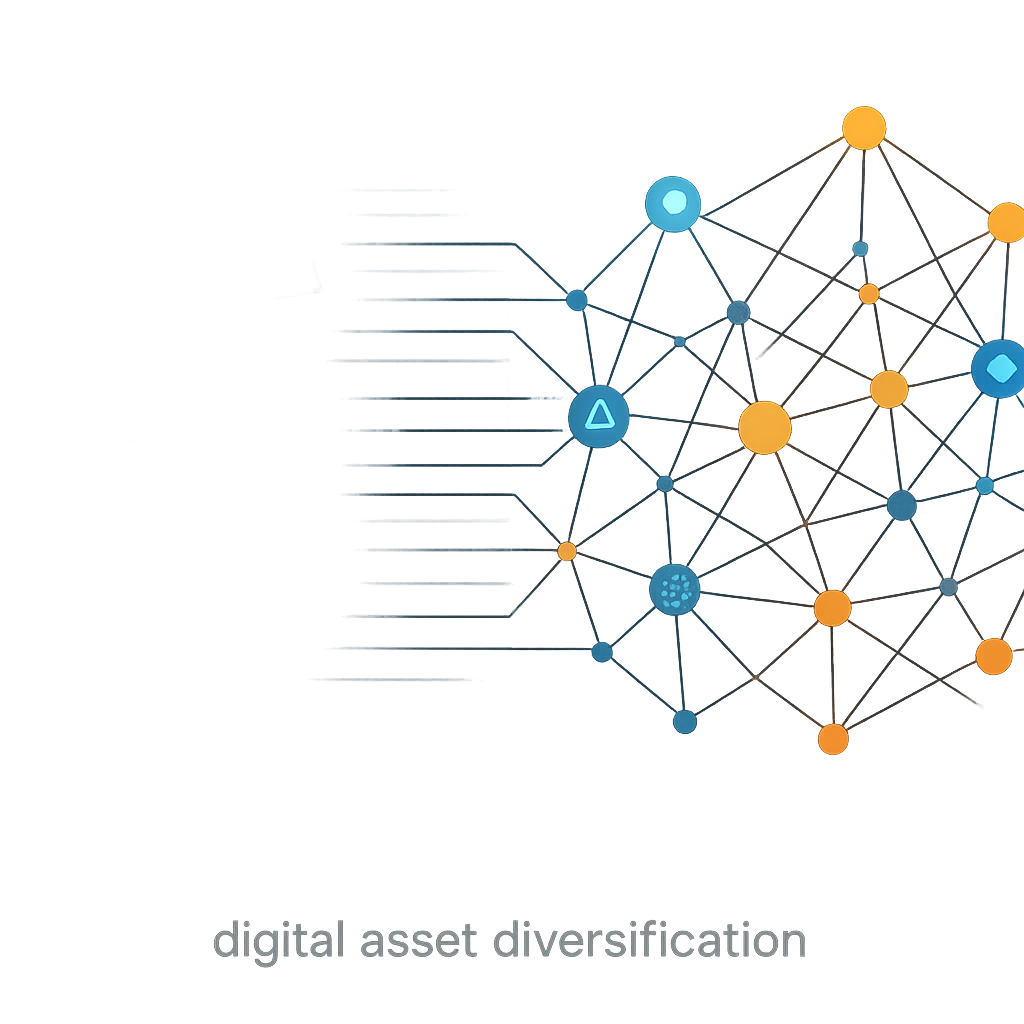 A digital display showing corporate treasury diversification, an example of an AI crypto treasury strategy in action.